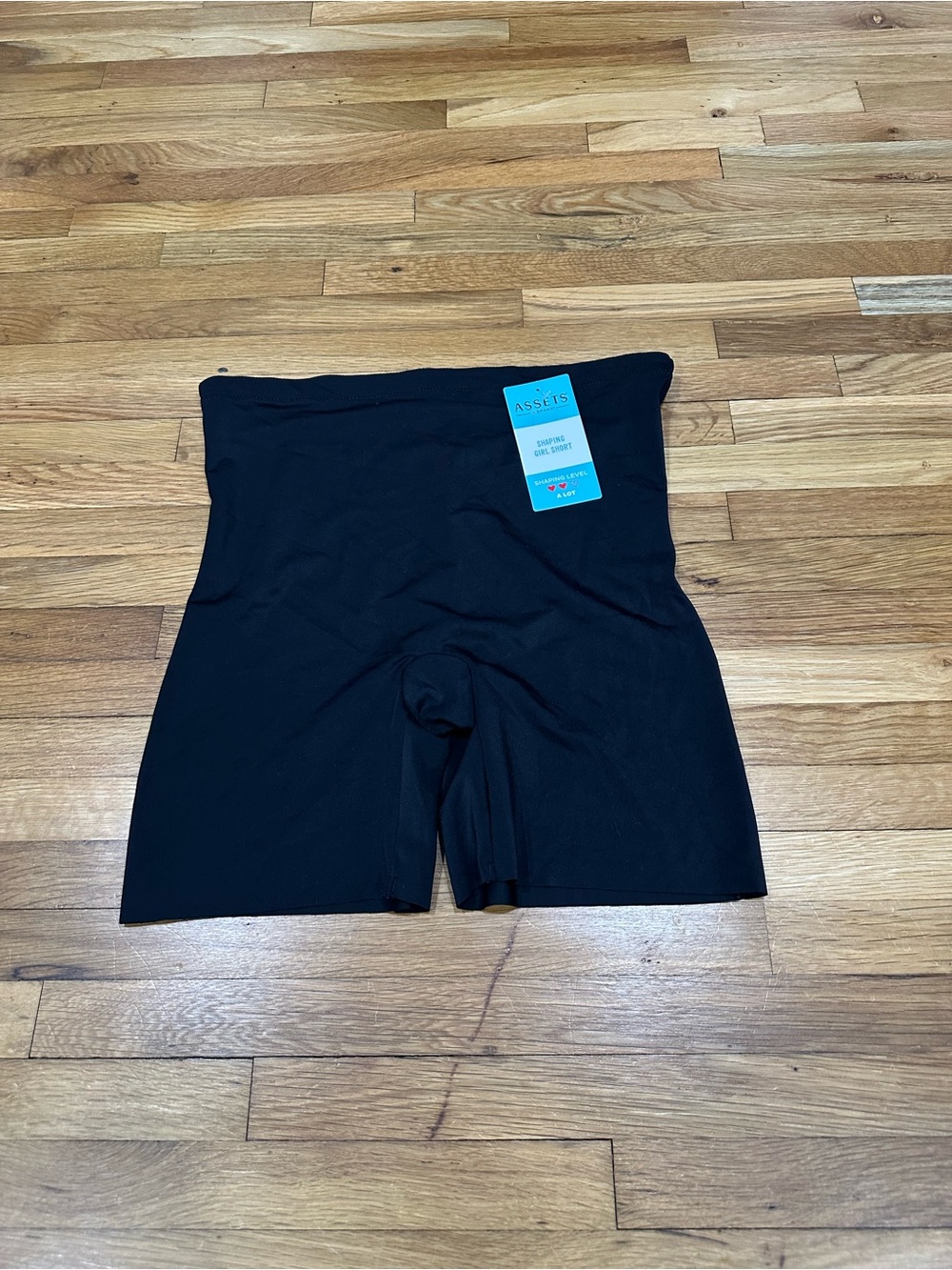 Assets By Spanx Black High-Waist Shaping Shorts - Picture 4 of 6